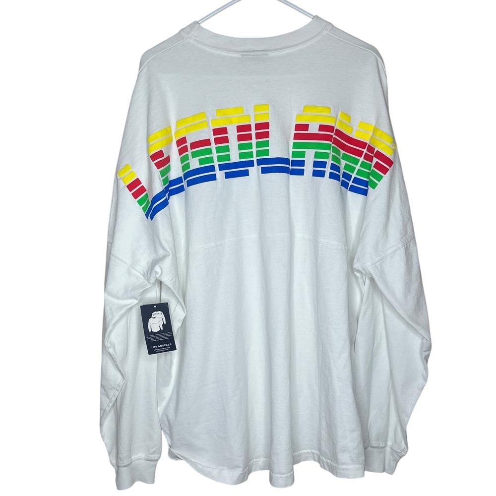 Spirit Jersey Legoland NWT‎ White Colorful Long Sleeve Shirt Theme Park Size XL